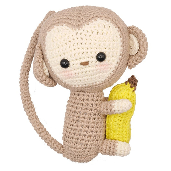 Milo Monkey Handmade Crochet Soft Toy