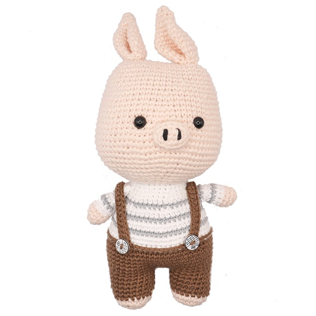 Peggy Pig Handmade Crochet Soft Toy